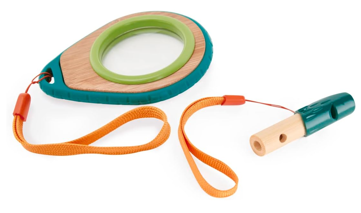 Magnifying Glass, Sustainable Bamboo And Plant-Plastic Detective Playset, Hape Nature
